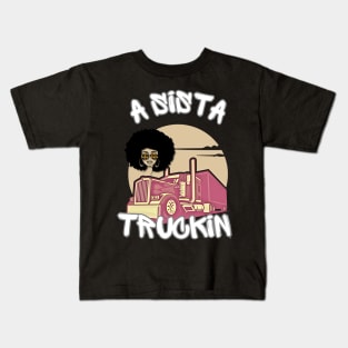 A Sista Truckin Kids T-Shirt